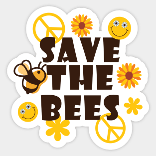 Save The Bees Sticker